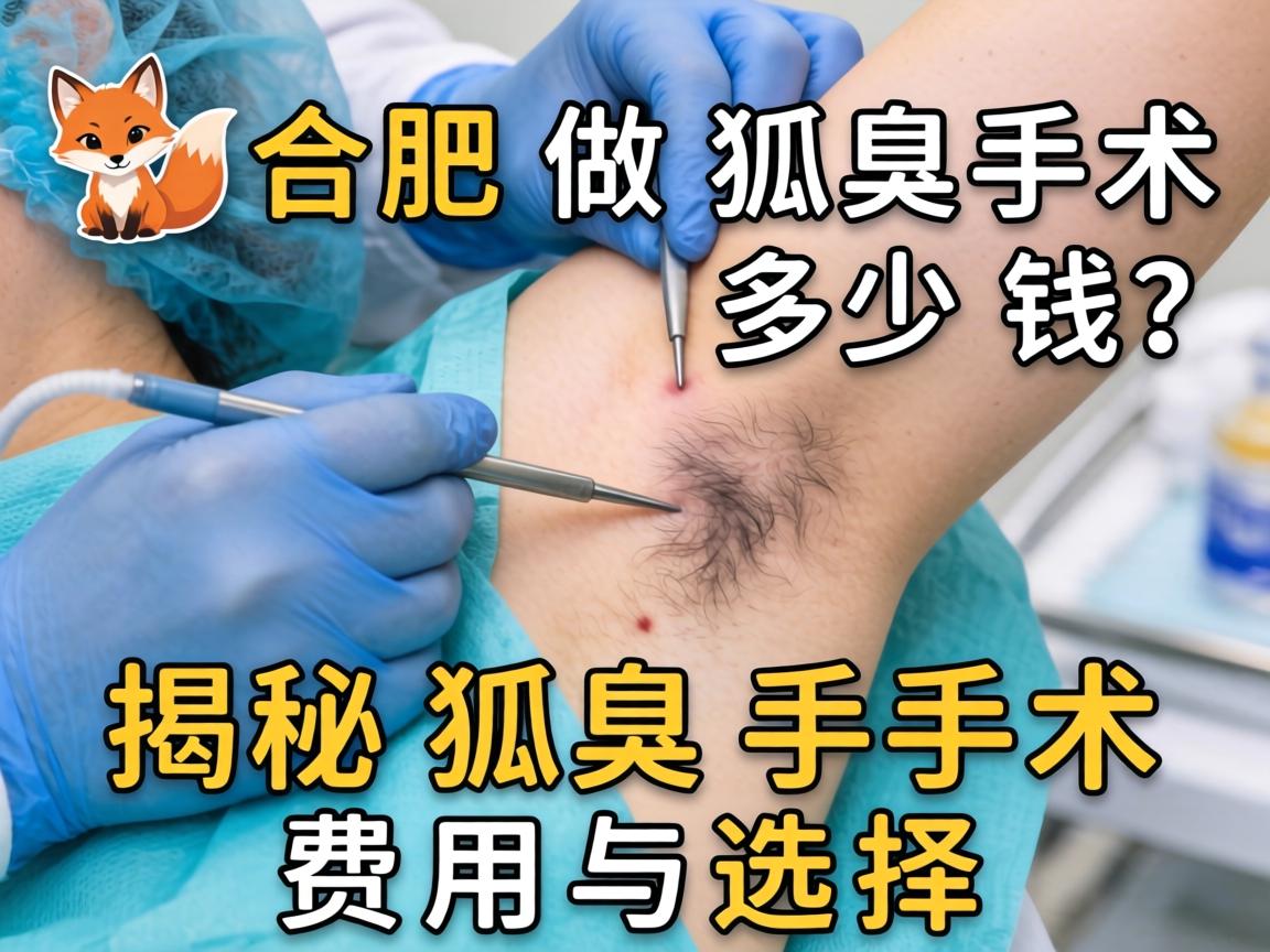 合肥做狐臭手术多少钱?揭秘狐臭手术费用与选择 合肥做狐臭手术多少钱?揭秘狐臭手术费用与选择