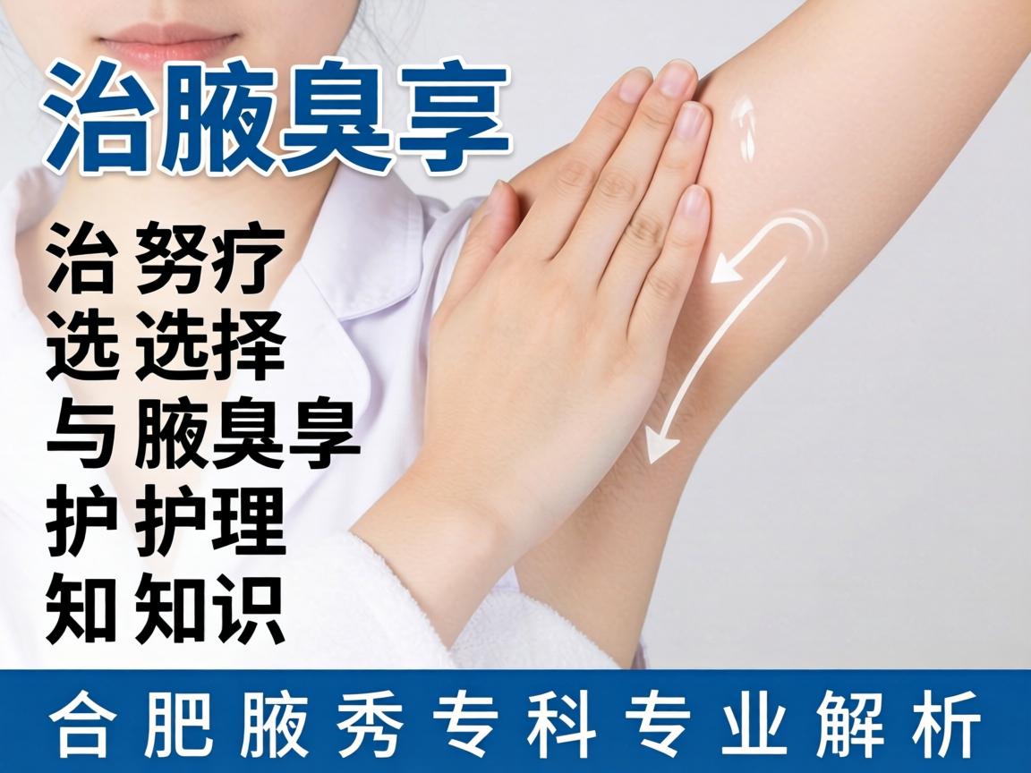 腋臭治疗选择与腋臭护理知识,合肥腋秀专科专业解析 腋臭治疗选择与腋臭护理知识,合肥腋秀专科专业解析