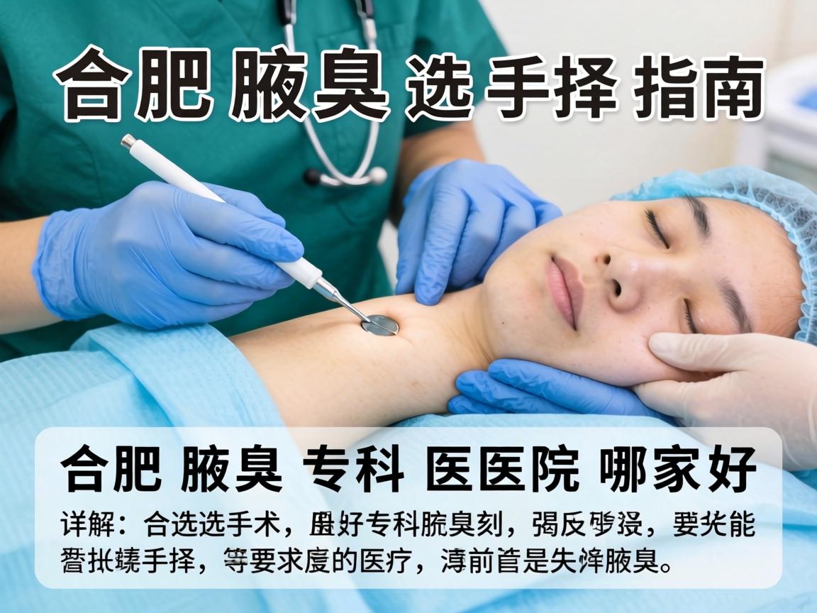 合肥腋臭手术选择指南,详解合肥腋臭专科医院哪家好 合肥腋臭手术选择指南,详解合肥腋臭专科医院哪家好
