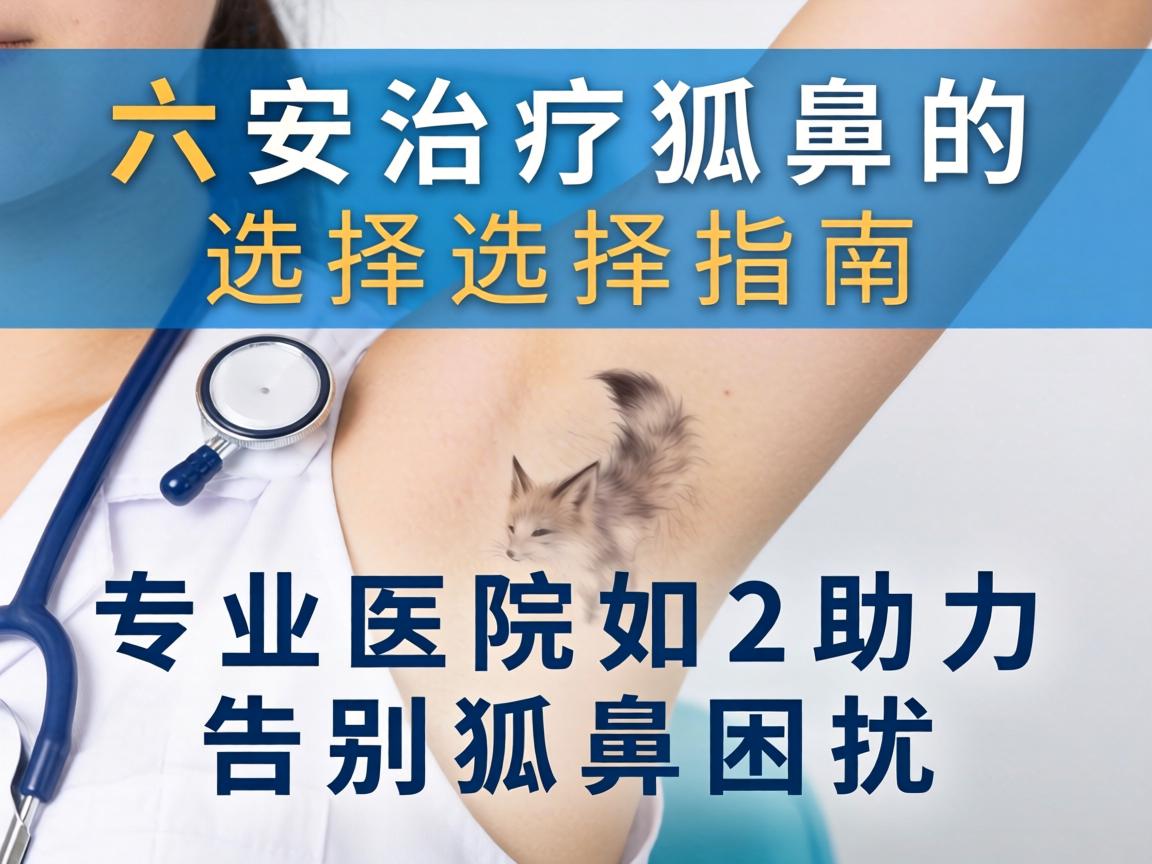 六安治疗狐臭的医院选择指南,专业医院如何助力告别狐臭困扰 六安治疗狐臭的医院选择指南,专业医院如何助力告别狐臭困扰