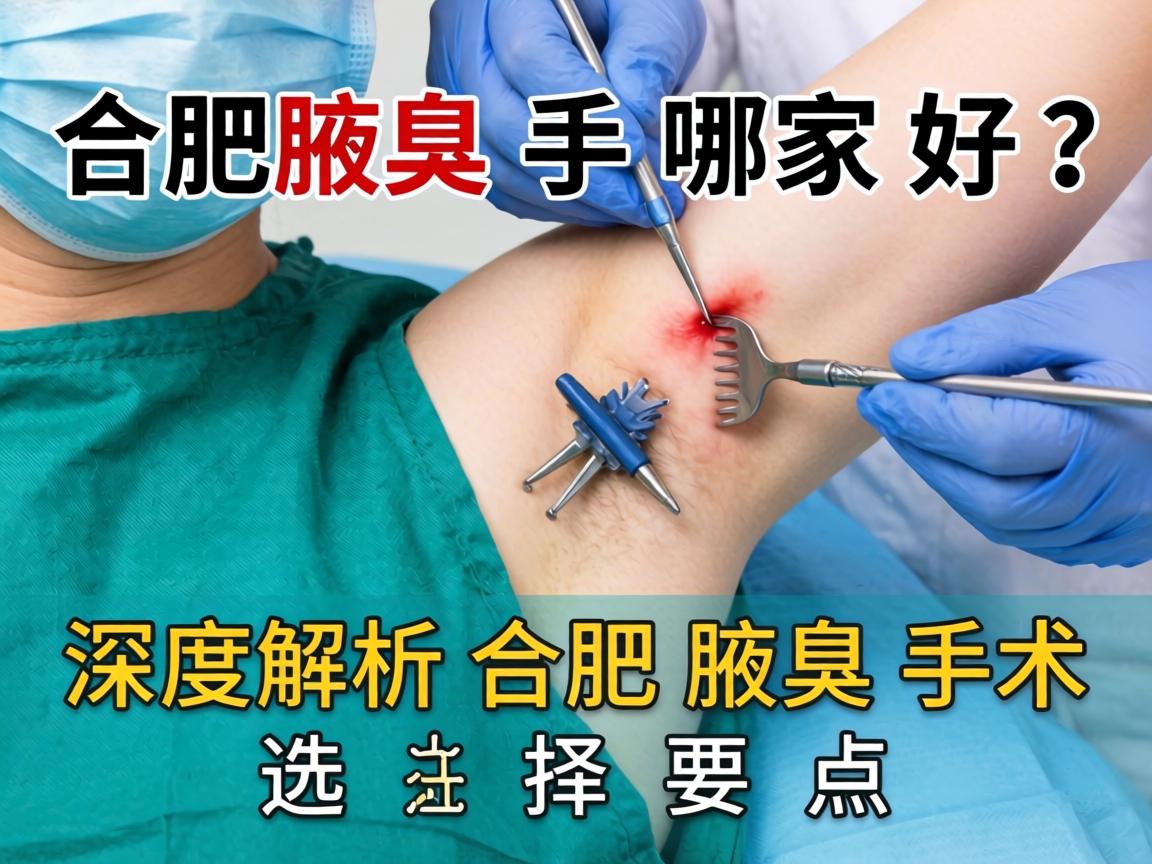 合肥腋臭手术哪家好？深度解析合肥腋臭手术选择要点