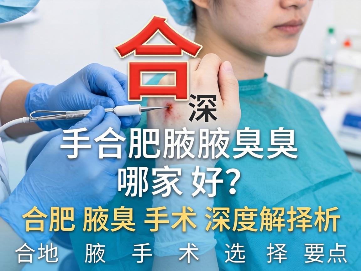 合肥腋臭手术哪家好？深度解析合肥腋臭手术选择要点