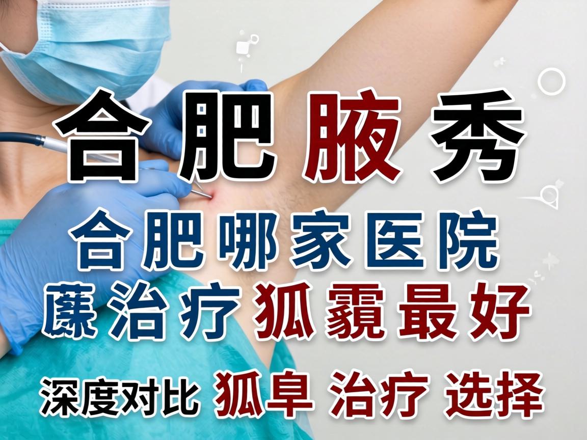 合肥腋秀解析，合肥哪家医院治疗狐臭最好，深度对比狐臭治疗选择