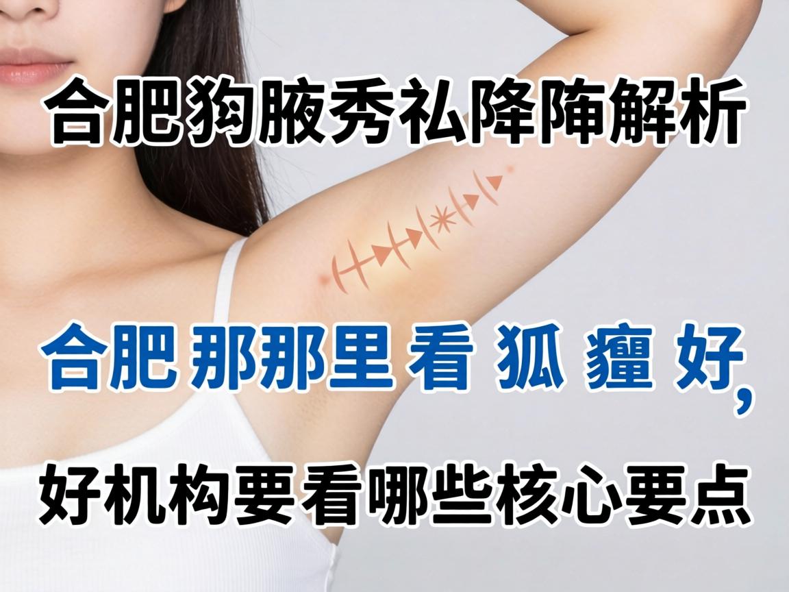 合肥腋秀解析,合肥那里看狐臭好,好机构要看哪些核心要点 合肥腋秀解析,合肥那里看狐臭好,好机构要看哪些核心要点