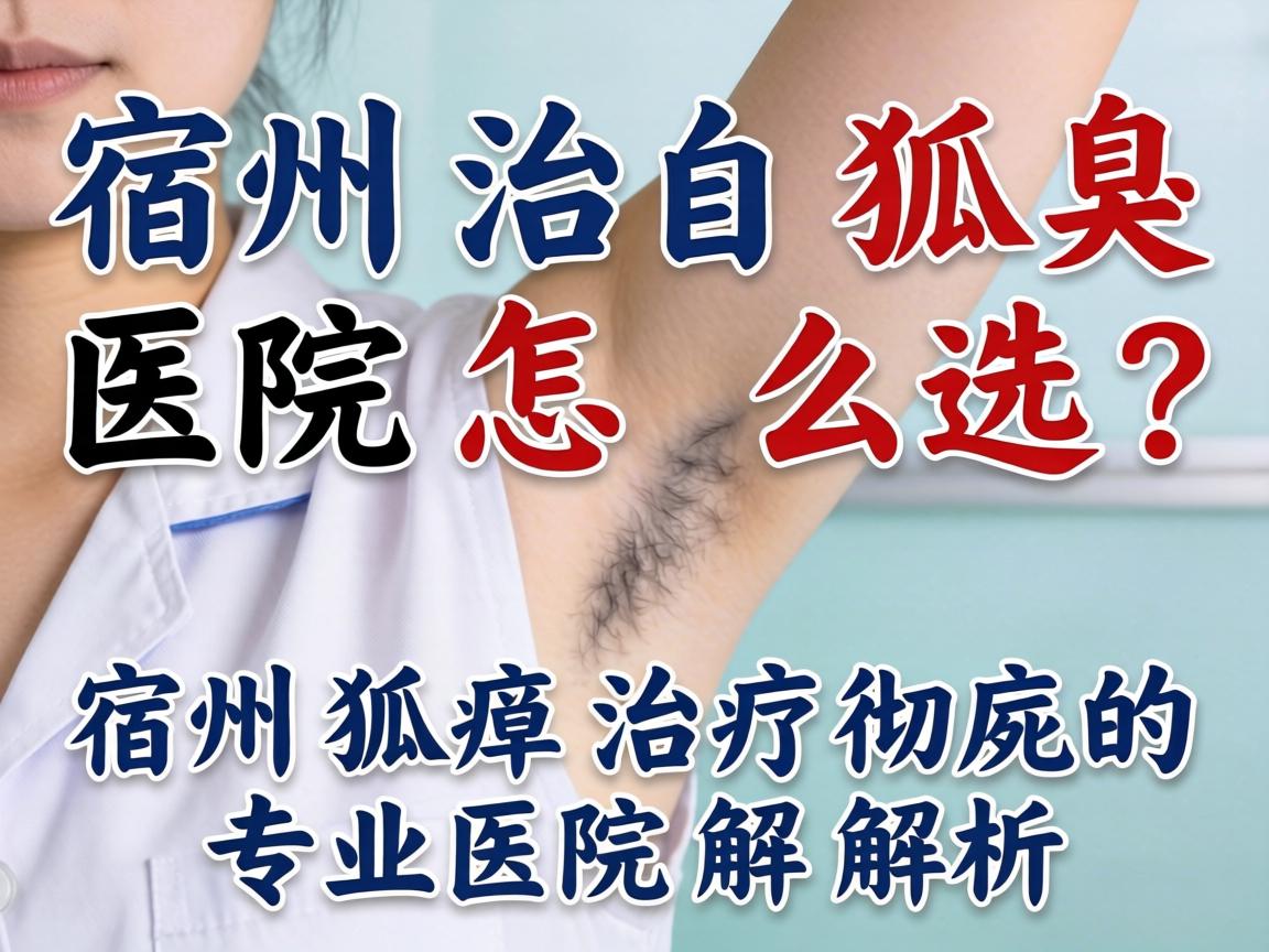 宿州治狐臭医院怎么选?宿州狐臭治疗彻底的专业医院解析 宿州治狐臭医院怎么选?宿州狐臭治疗彻底的专业医院解析