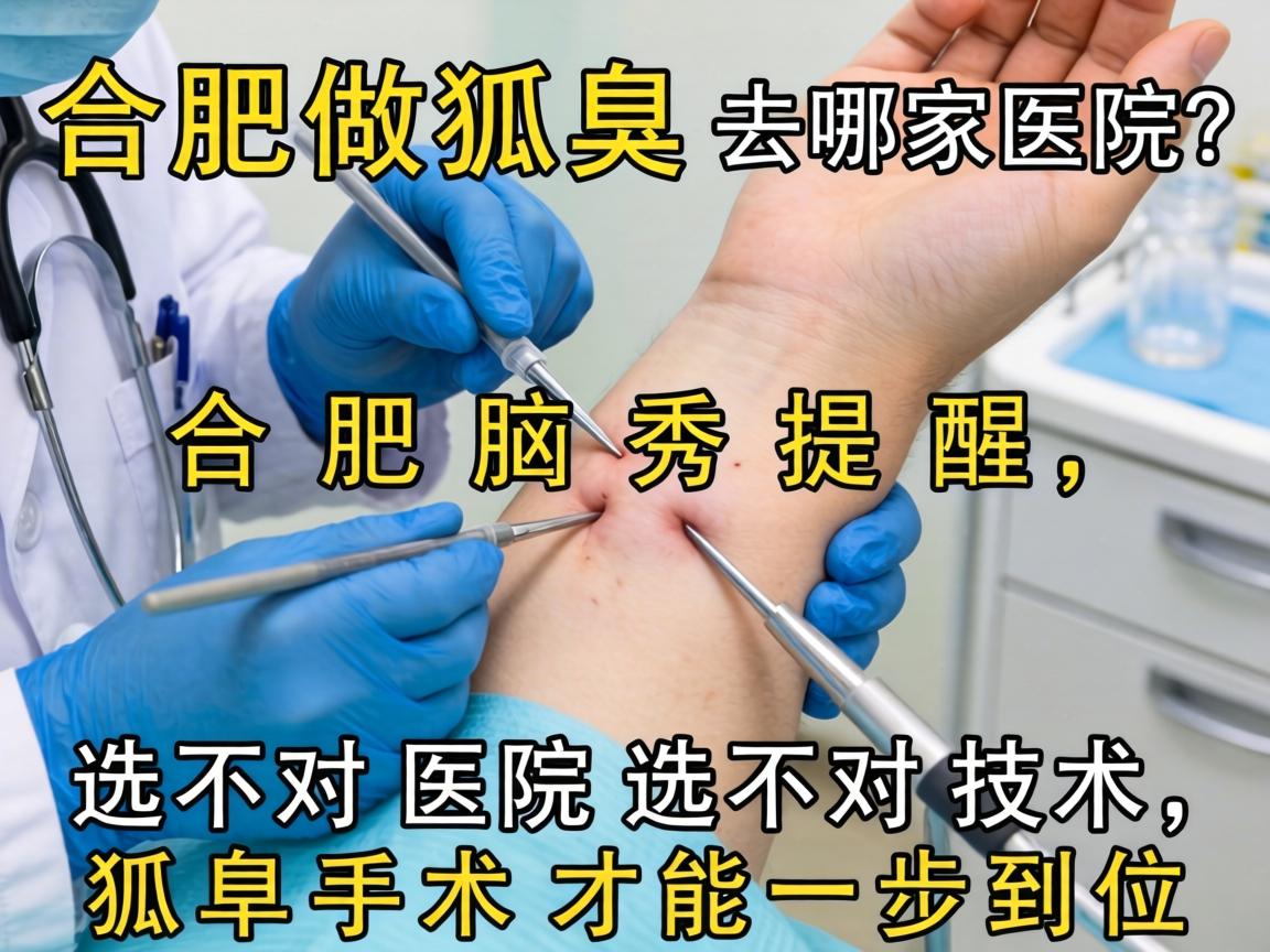 合肥做狐臭手术去哪家医院?合肥腋秀提醒,选对医院选对技术,狐臭手术才能一步到位 合肥做狐臭手术去哪家医院?合肥腋秀提醒,选对医院选对技术,狐臭手术才能一步到位
