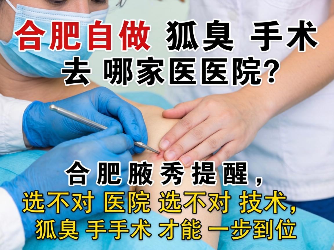 合肥做狐臭手术去哪家医院?合肥腋秀提醒,选对医院选对技术,狐臭手术才能一步到位 合肥做狐臭手术去哪家医院?合肥腋秀提醒,选对医院选对技术,狐臭手术才能一步到位