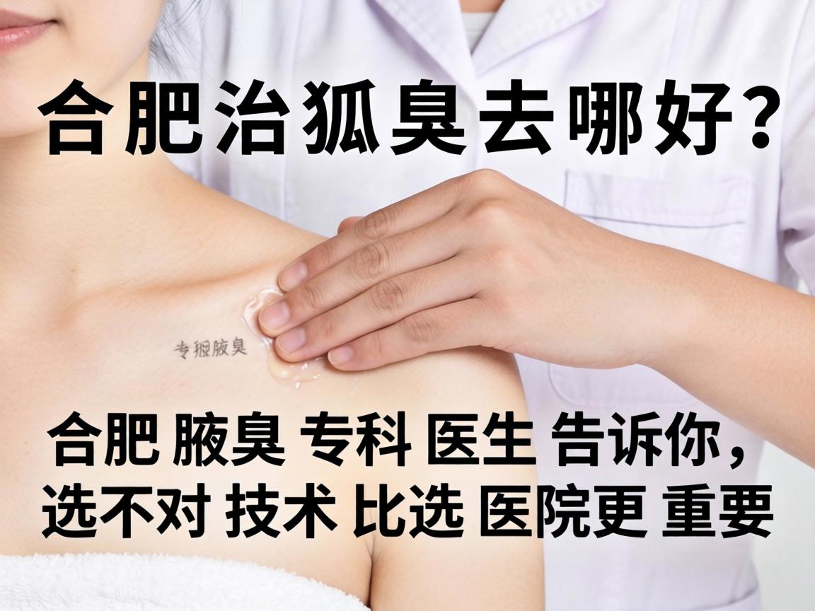 合肥治狐臭去哪好?合肥腋臭专科医生告诉你,选对技术比选医院更重要 合肥治狐臭去哪好?合肥腋臭专科医生告诉你,选对技术比选医院更重要