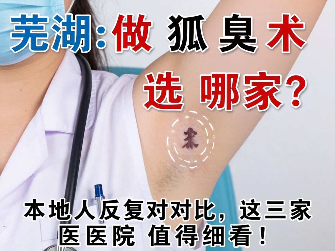 芜湖做狐臭术选哪家?本地人反复对比,这三家医院值得细看! 芜湖做狐臭术选哪家?本地人反复对比,这三家医院值得细看!
