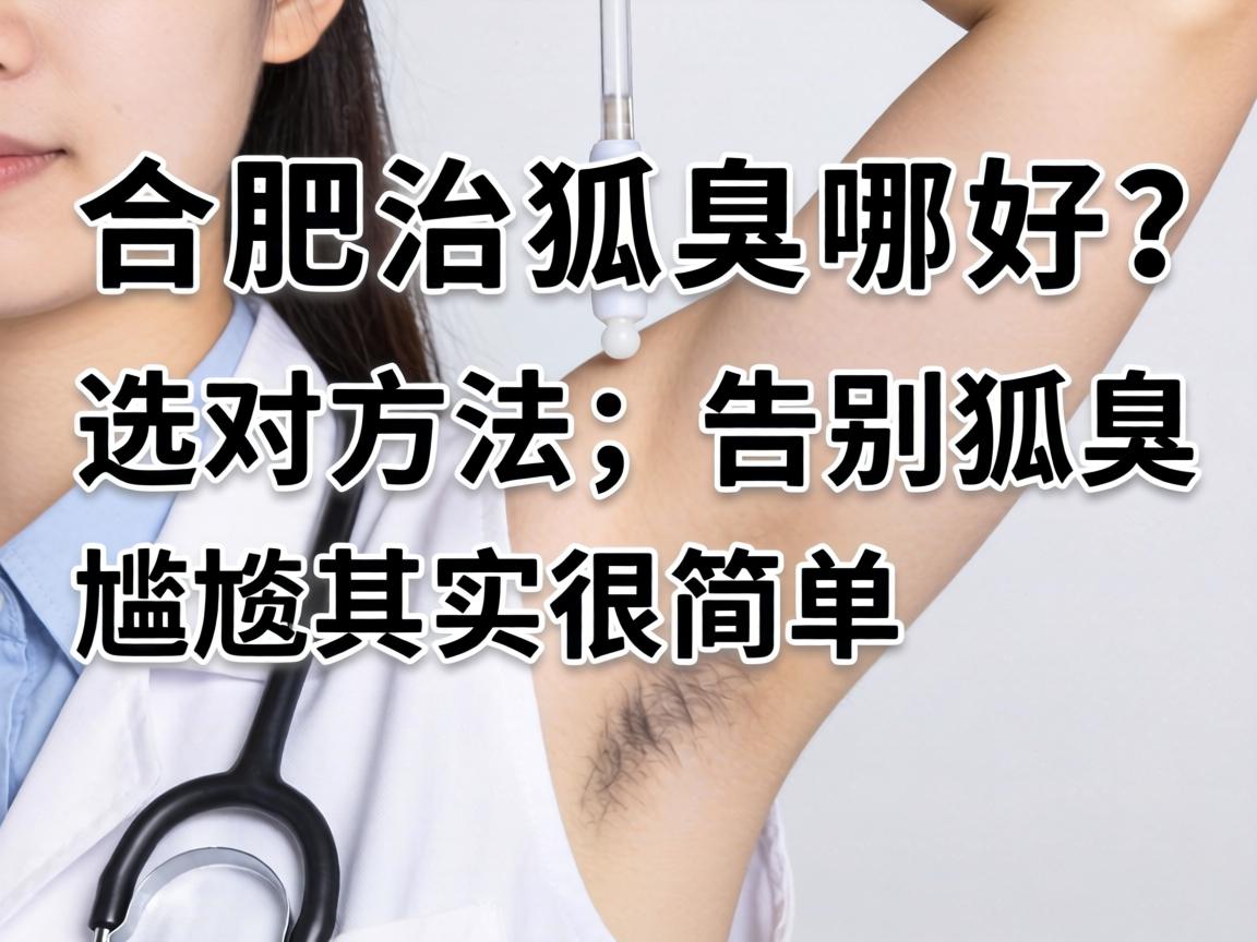 合肥治狐臭哪好?选对方法,告别狐臭尴尬其实很简单 合肥治狐臭哪好?选对方法,告别狐臭尴尬其实很简单