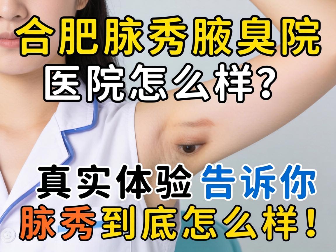 合肥腋秀腋臭医院怎么样？真实体验告诉你腋秀到底怎么样！