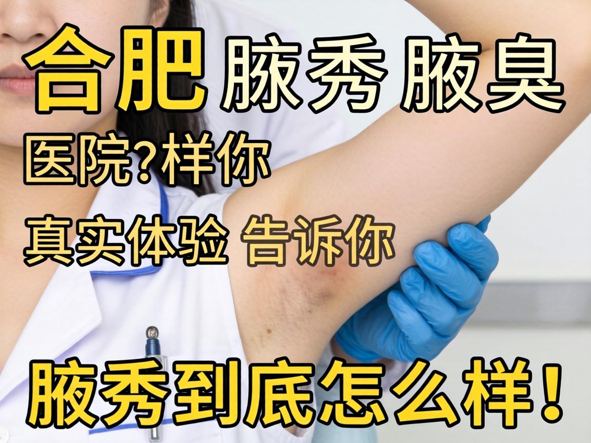 合肥腋秀腋臭医院怎么样？真实体验告诉你腋秀到底怎么样！