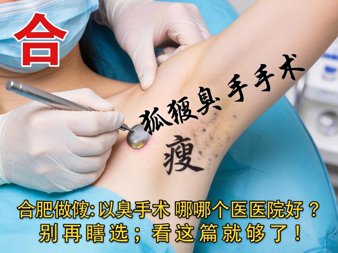 合肥做狐臭手术哪个医院好?别再瞎选,看这篇就够了! 合肥做狐臭手术哪个医院好?别再瞎选,看这篇就够了!