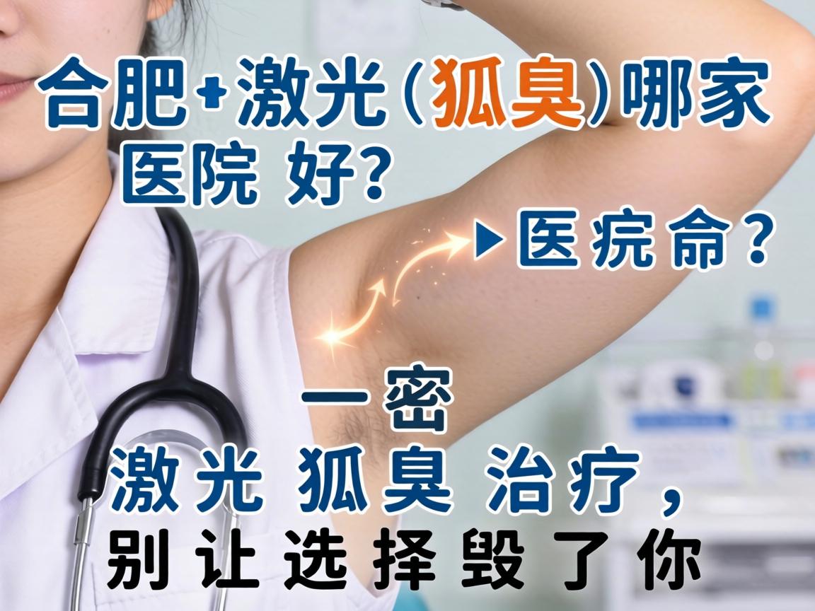 合肥激光狐臭哪家医院好？解密激光狐臭治疗，别让选择毁了你
