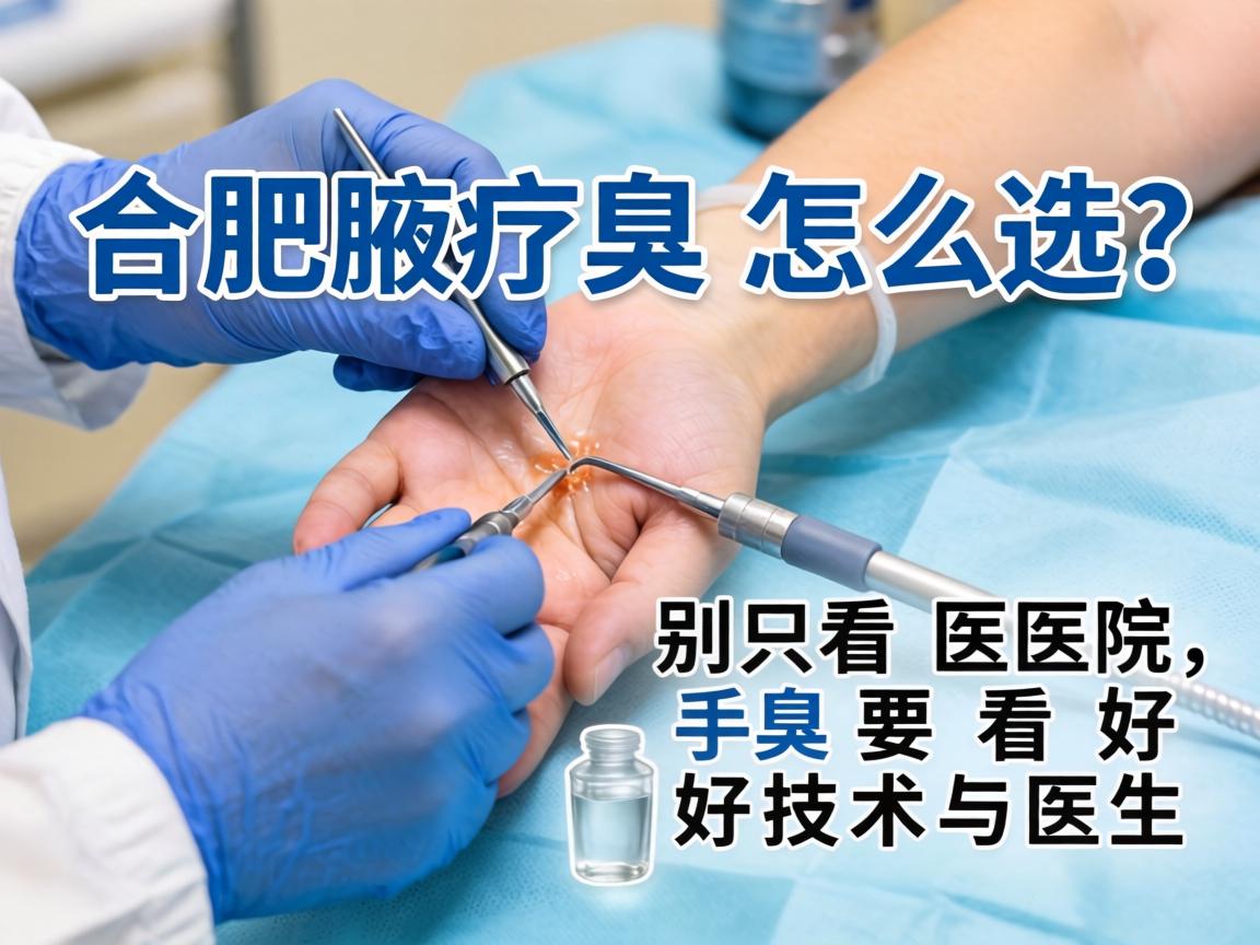 合肥腋臭手术医院怎么选?别只看医院,要看好技术与医生 合肥腋臭手术医院怎么选?别只看医院,要看好技术与医生