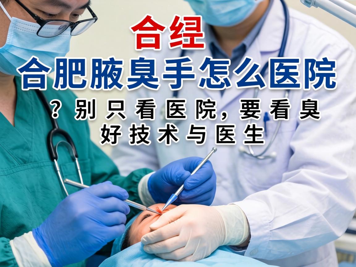 合肥腋臭手术医院怎么选?别只看医院,要看好技术与医生 合肥腋臭手术医院怎么选?别只看医院,要看好技术与医生