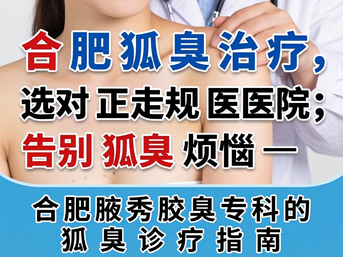 合肥狐臭治疗,选对正规医院,告别狐臭烦恼—合肥腋秀腋臭专科的狐臭诊疗指南 合肥狐臭治疗,选对正规医院,告别狐臭烦恼—合肥腋秀腋臭专科的狐臭诊疗指南