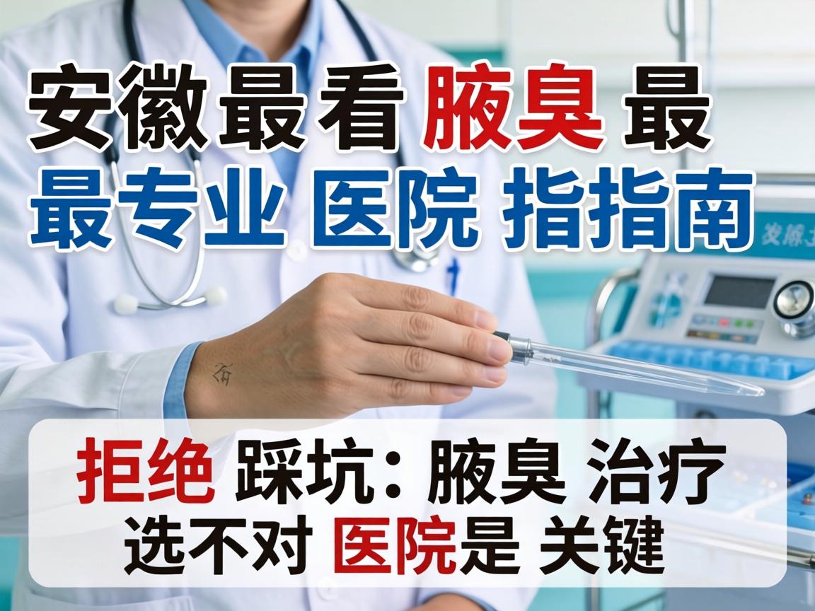 安徽看腋臭最专业医院指南,拒绝踩坑,腋臭治疗选对医院是关键 安徽看腋臭最专业医院指南,拒绝踩坑,腋臭治疗选对医院是关键