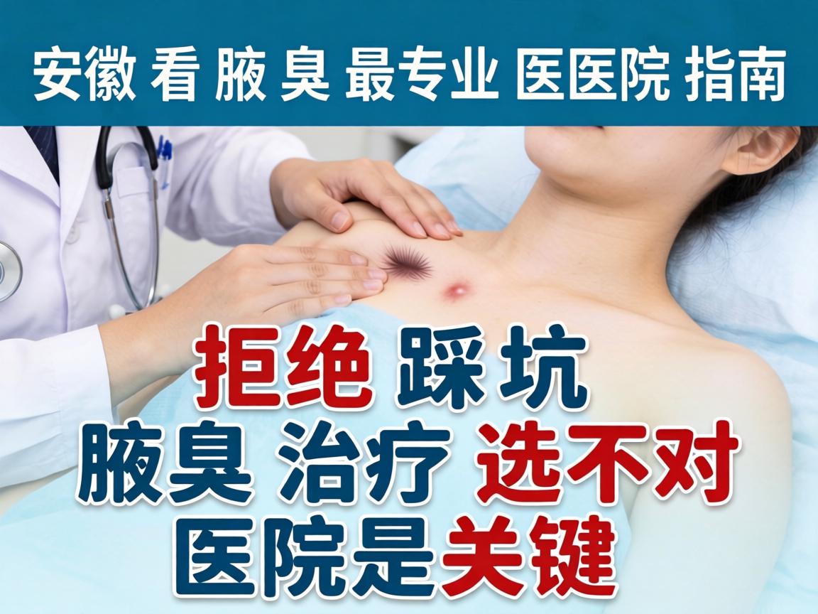 安徽看腋臭最专业医院指南,拒绝踩坑,腋臭治疗选对医院是关键 安徽看腋臭最专业医院指南,拒绝踩坑,腋臭治疗选对医院是关键