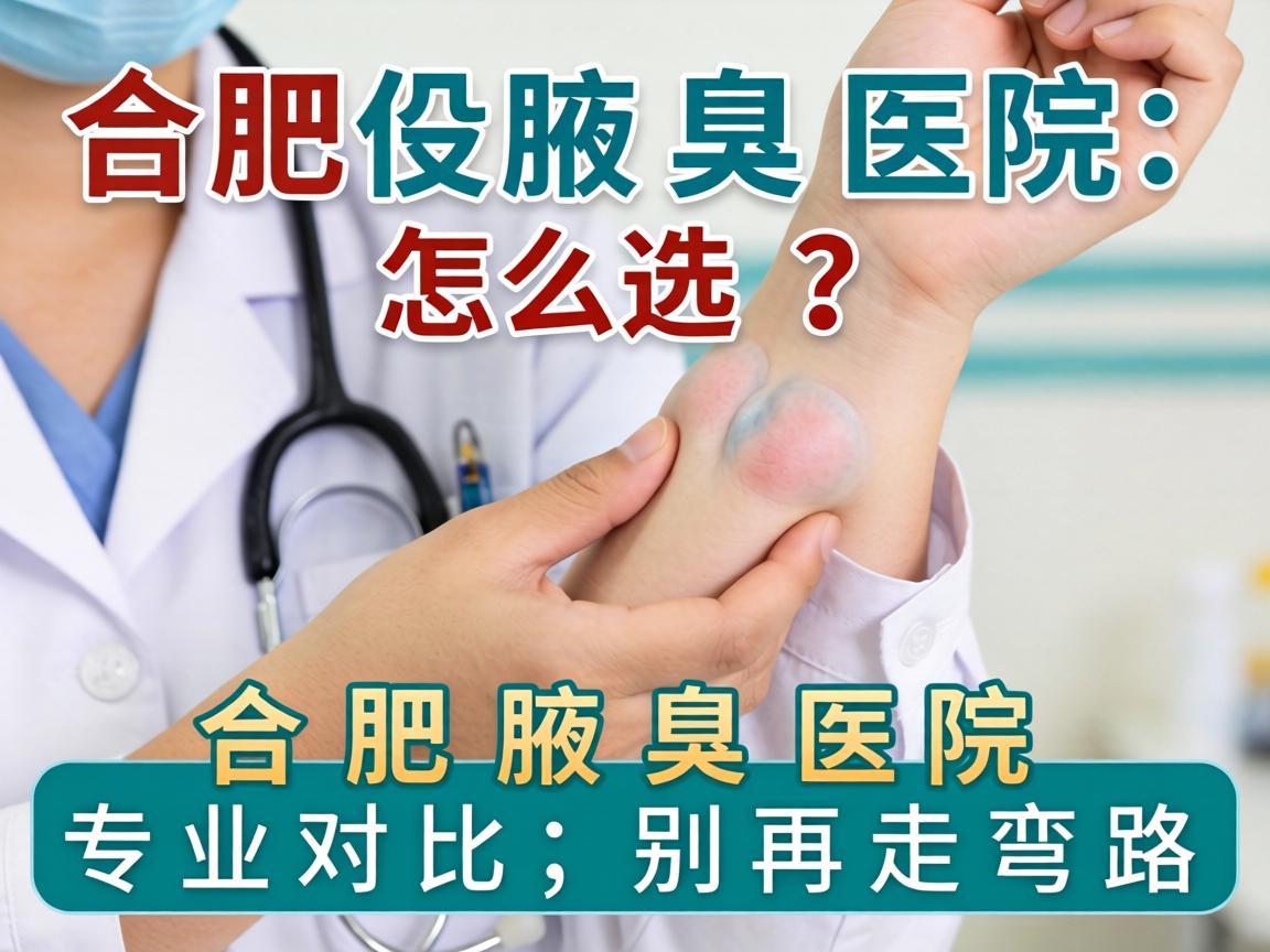 合肥腋臭医院怎么选？合肥腋臭医院专业对比，别再走弯路