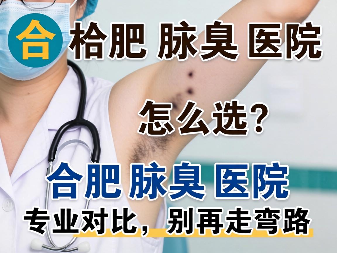 合肥腋臭医院怎么选？合肥腋臭医院专业对比，别再走弯路