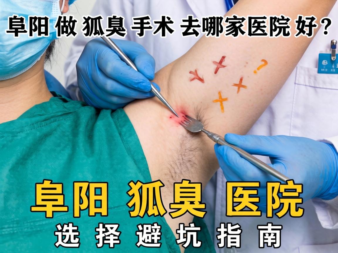 阜阳做狐臭手术去哪家医院好？阜阳狐臭医院选择避坑指南