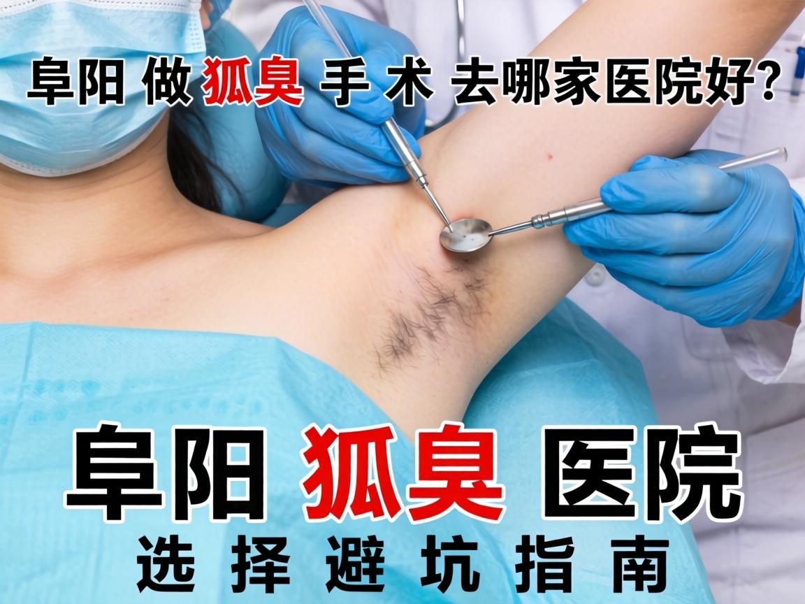 阜阳做狐臭手术去哪家医院好？阜阳狐臭医院选择避坑指南