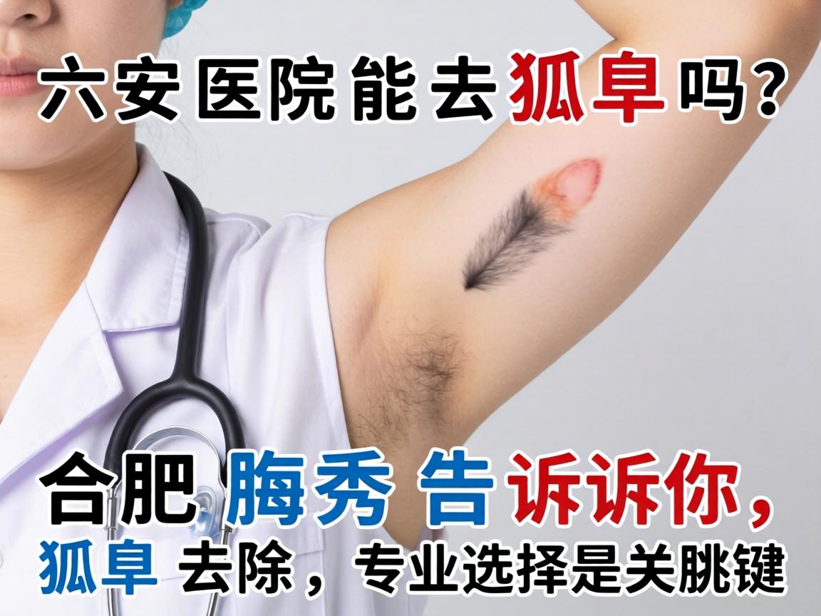 六安医院能去狐臭吗？合肥腋秀告诉你，狐臭去除，专业选择是关键