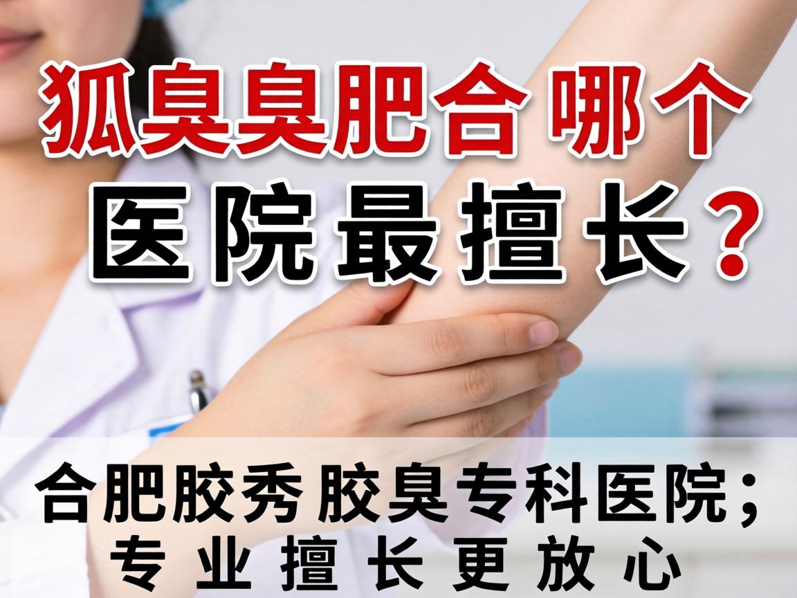 狐臭合肥哪个医院最擅长？合肥腋秀腋臭专科医院，专业擅长更放心