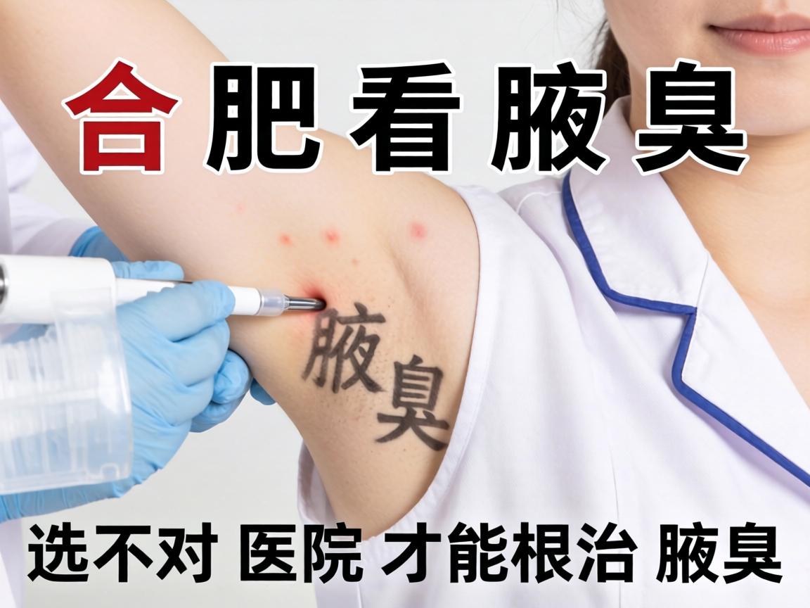 合肥看腋臭，选对医院才能根治腋臭