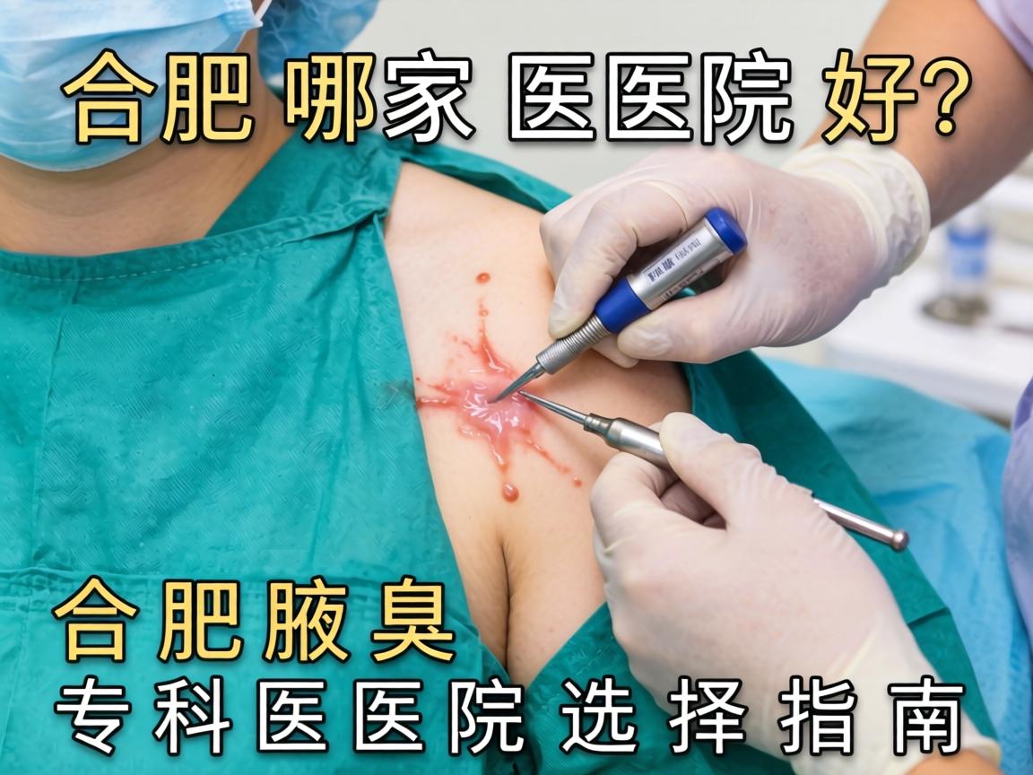 合肥腋臭手术哪家医院好？合肥腋臭专科医院选择指南