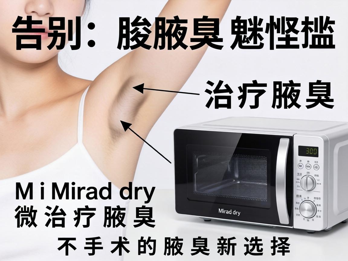 告别腋臭尴尬,Miradry微波治疗腋臭,不手术的腋臭新选择 告别腋臭尴尬,Miradry微波治疗腋臭,不手术的腋臭新选择