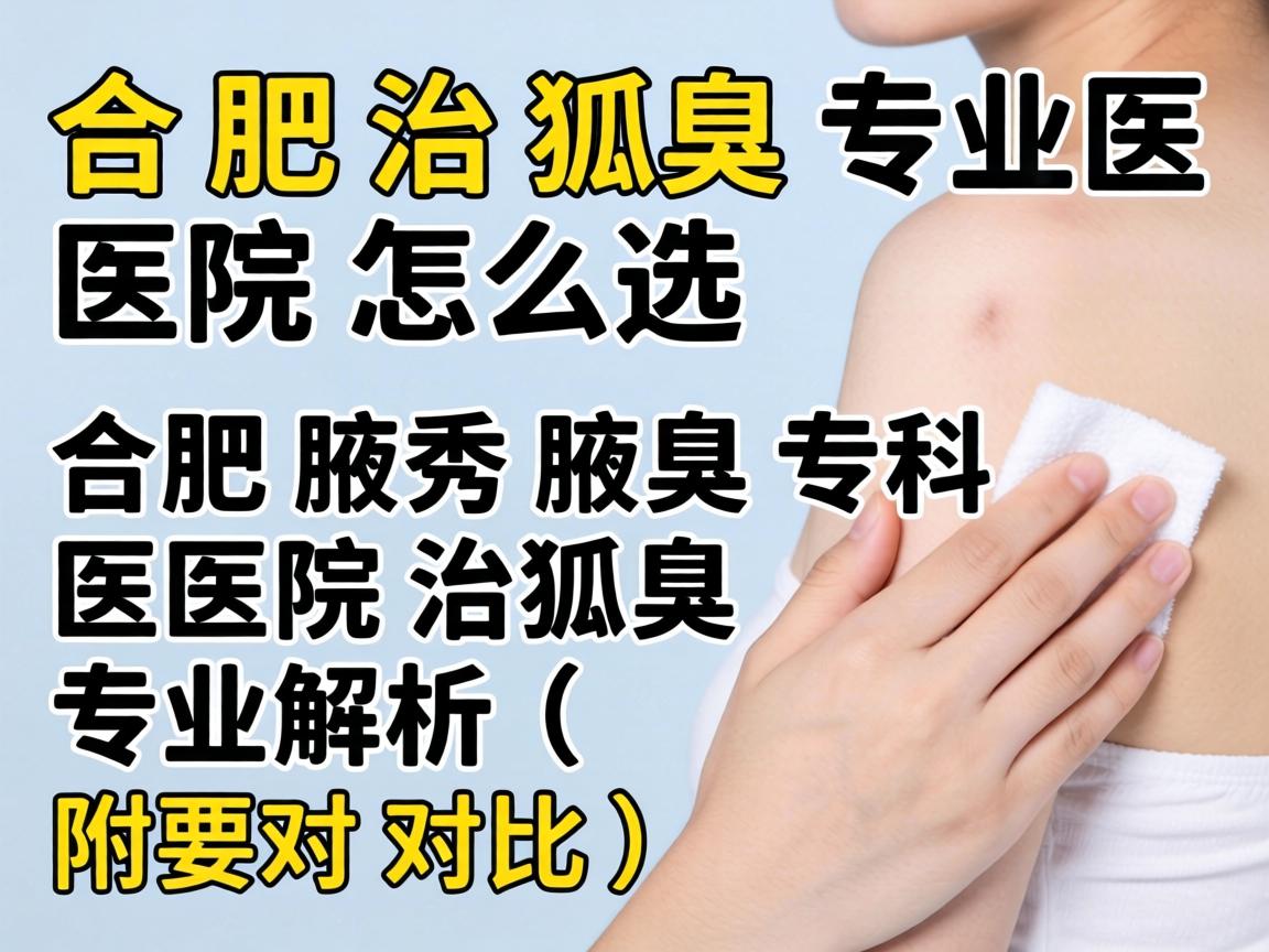 合肥治狐臭专业医院怎么选?合肥腋秀腋臭专科医院治狐臭专业解析(附对比) 合肥治狐臭专业医院怎么选?合肥腋秀腋臭专科医院治狐臭专业解析(附对比)