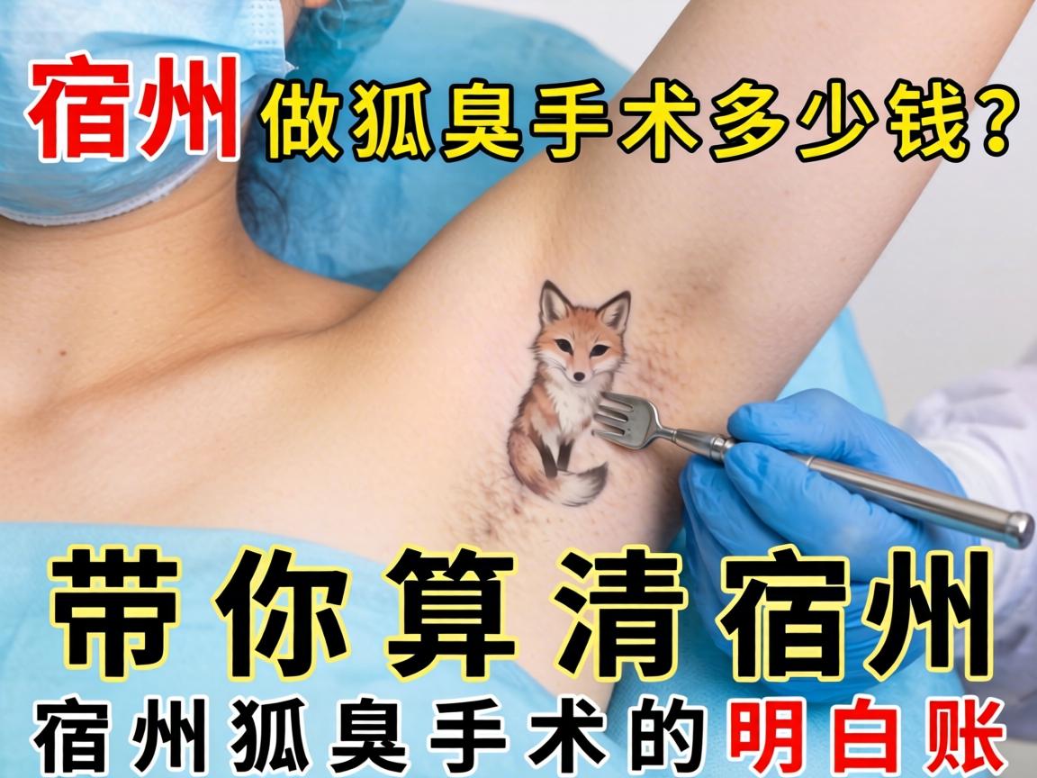 宿州做狐臭手术多少钱?带你算清宿州狐臭手术的明白账 宿州做狐臭手术多少钱?带你算清宿州狐臭手术的明白账