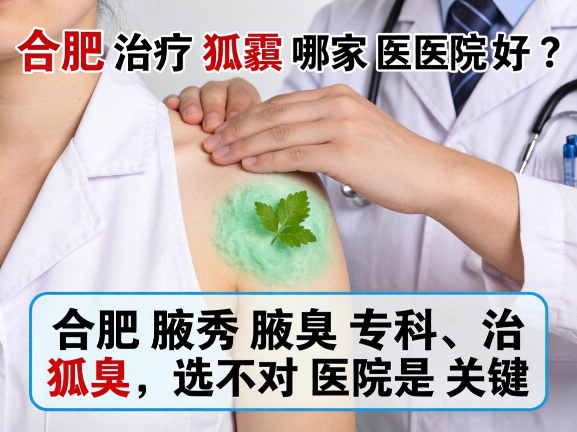 合肥治疗狐臭哪家医院好?合肥腋秀腋臭专科,治狐臭,选对医院是关键 合肥治疗狐臭哪家医院好?合肥腋秀腋臭专科,治狐臭,选对医院是关键