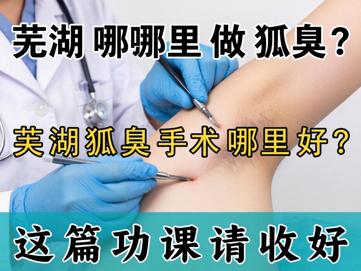 芜湖哪里做狐臭?芜湖狐臭手术哪里好?这篇功课请收好 芜湖哪里做狐臭?芜湖狐臭手术哪里好?这篇功课请收好