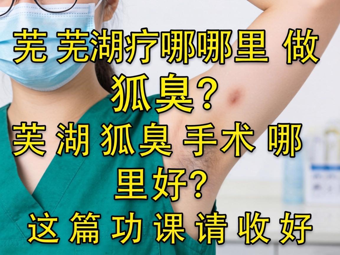 芜湖哪里做狐臭?芜湖狐臭手术哪里好?这篇功课请收好 芜湖哪里做狐臭?芜湖狐臭手术哪里好?这篇功课请收好