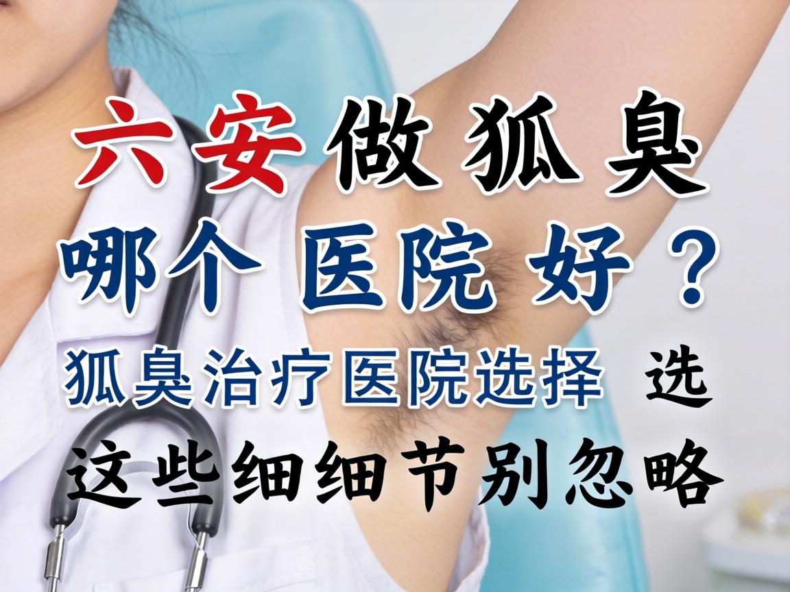 六安做狐臭哪个医院好?狐臭治疗医院选择,这些细节别忽略 六安做狐臭哪个医院好?狐臭治疗医院选择,这些细节别忽略