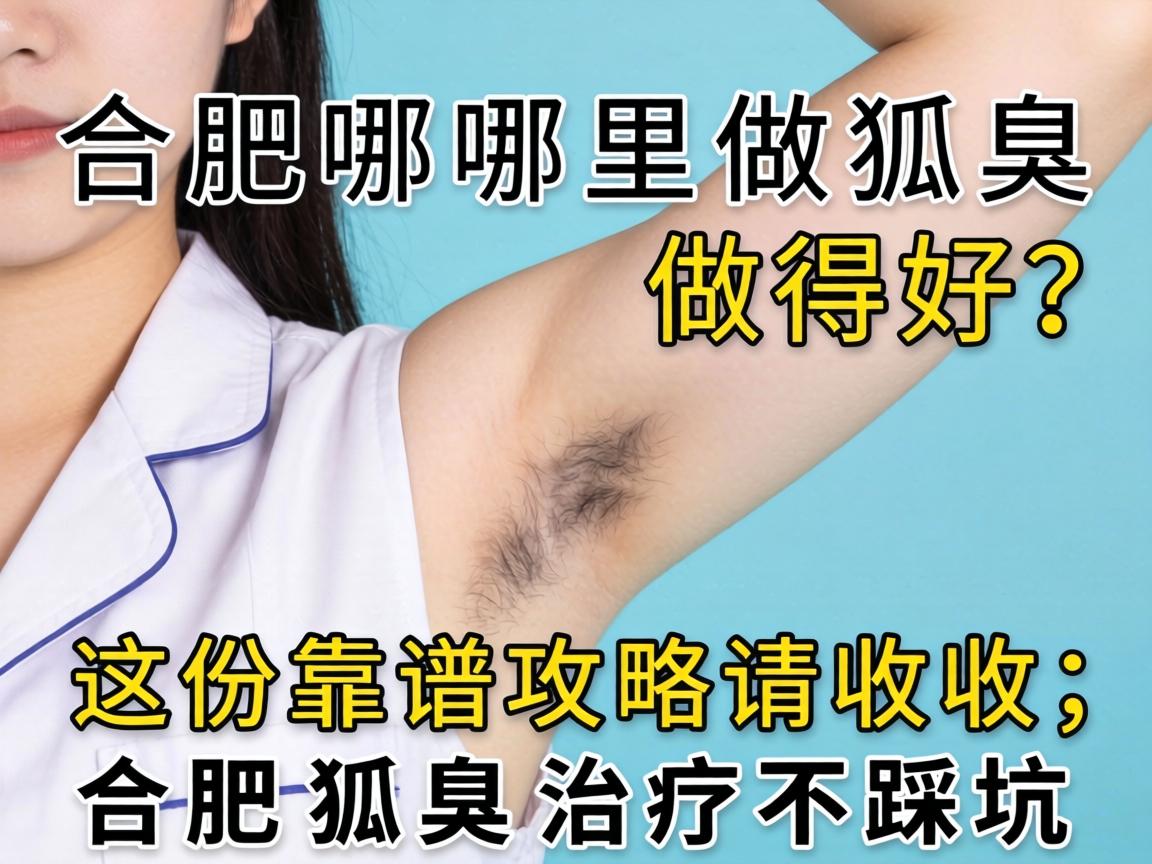 合肥哪里做狐臭做得好?这份靠谱攻略请收好,合肥狐臭治疗不踩坑 合肥哪里做狐臭做得好?这份靠谱攻略请收好,合肥狐臭治疗不踩坑
