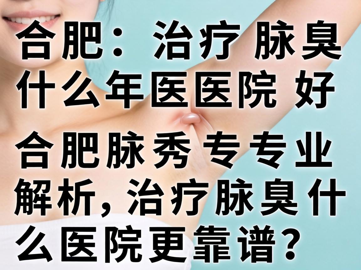 合肥治疗腋臭什么医院好?合肥腋秀专业解析,治疗腋臭什么医院更靠谱? 合肥治疗腋臭什么医院好?合肥腋秀专业解析,治疗腋臭什么医院更靠谱?