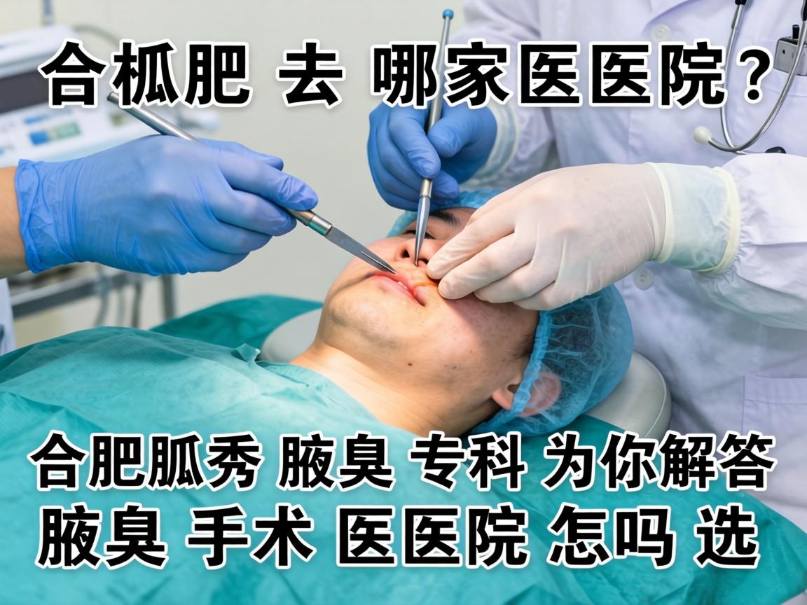 合肥狐臭手术去哪家医院？合肥腋秀腋臭专科为你解答腋臭手术医院怎么选