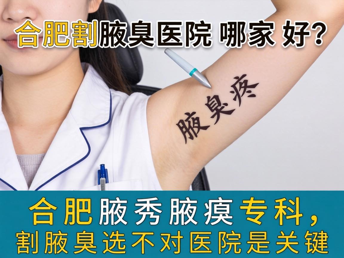合肥割腋臭医院哪家好?合肥腋秀腋臭专科,割腋臭选对医院是关键 合肥割腋臭医院哪家好?合肥腋秀腋臭专科,割腋臭选对医院是关键