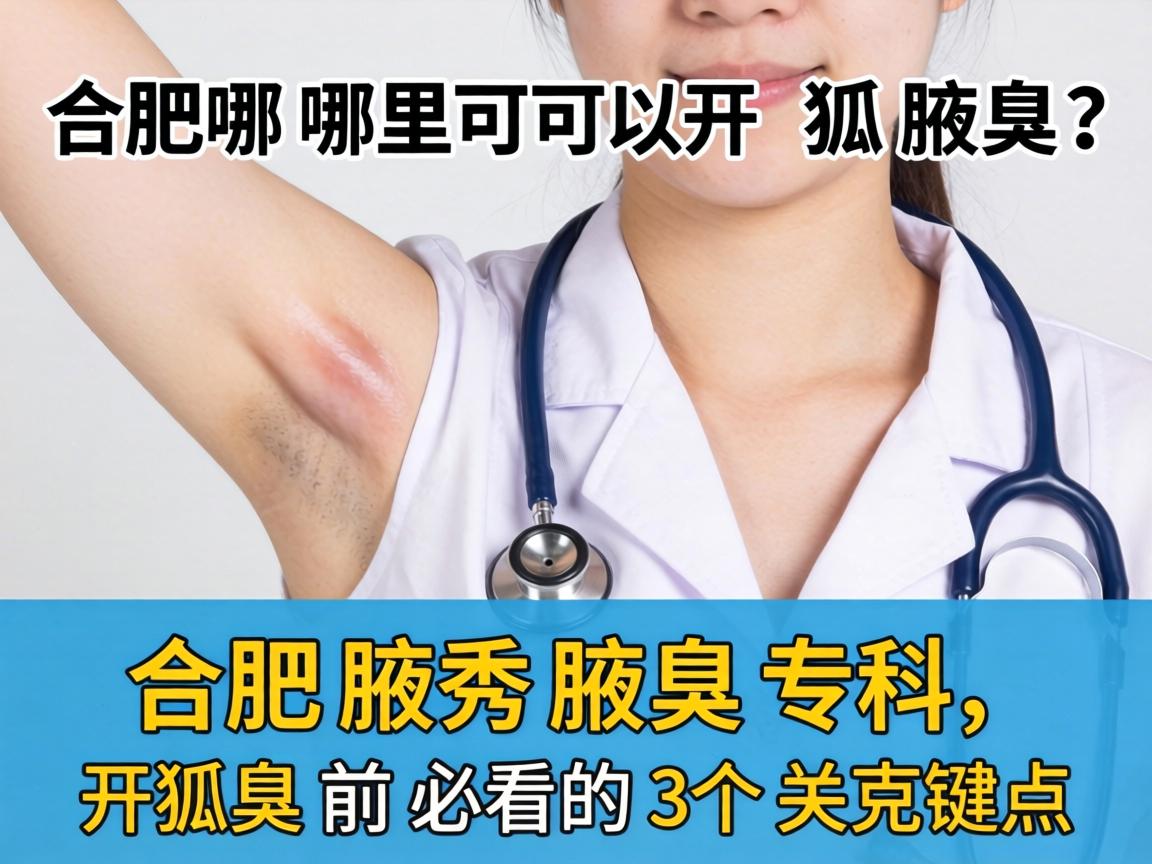 合肥哪里可以开狐臭?合肥腋秀腋臭专科,开狐臭前必看的3个关键点 合肥哪里可以开狐臭?合肥腋秀腋臭专科,开狐臭前必看的3个关键点