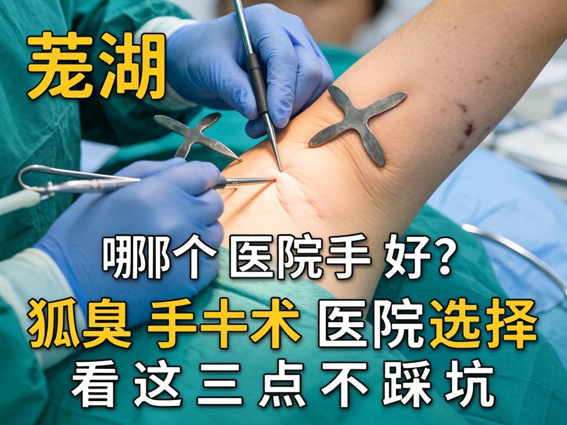 芜湖狐臭手术哪个医院好?狐臭手术医院选择看这三点不踩坑 芜湖狐臭手术哪个医院好?狐臭手术医院选择看这三点不踩坑