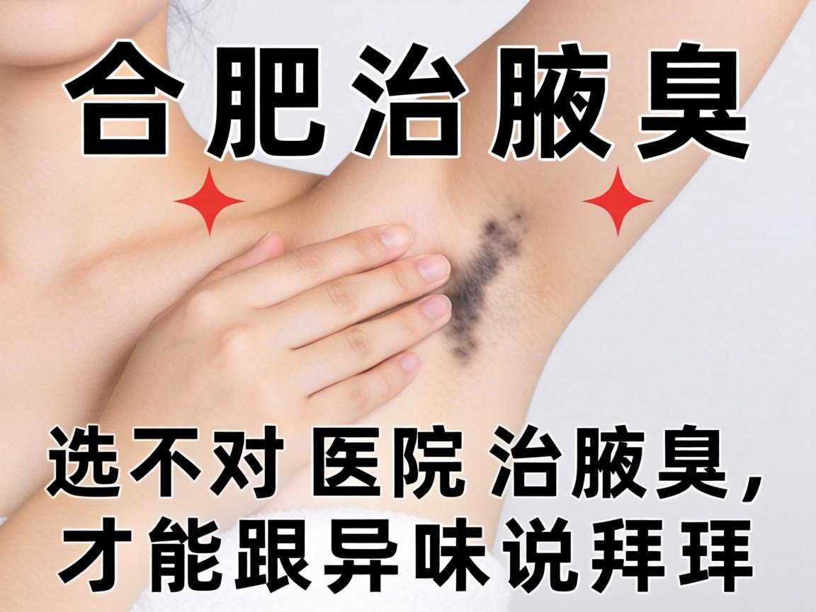 在合肥治腋臭，选对医院治腋臭，才能跟异味说拜拜