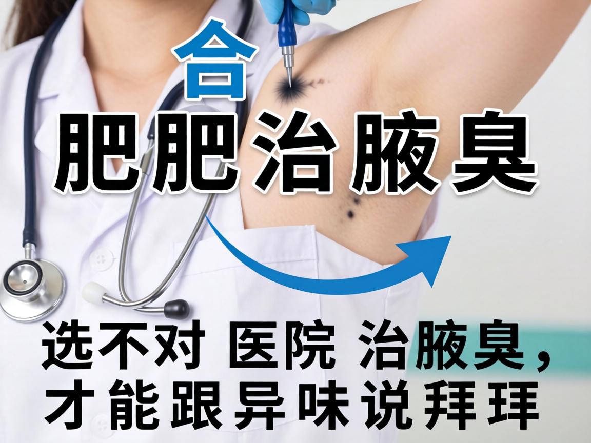 在合肥治腋臭，选对医院治腋臭，才能跟异味说拜拜