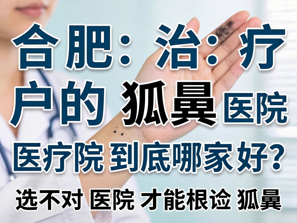 在合肥，治疗狐臭的医院到底哪家好？选对医院才能根治狐臭