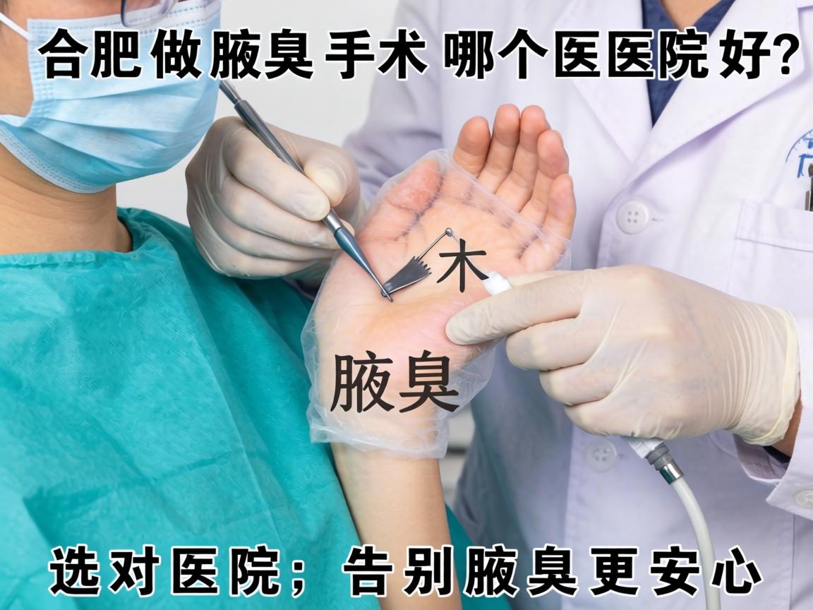 合肥做腋臭手术哪个医院好?选对医院,告别腋臭更安心 合肥做腋臭手术哪个医院好?选对医院,告别腋臭更安心