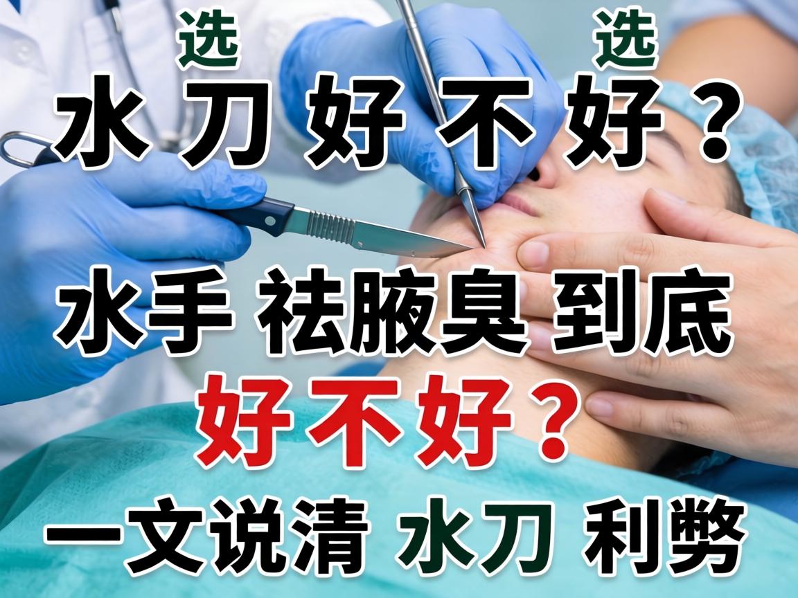 腋臭手术选水刀好不好？水刀祛腋臭到底好不好？一文说清水刀利弊