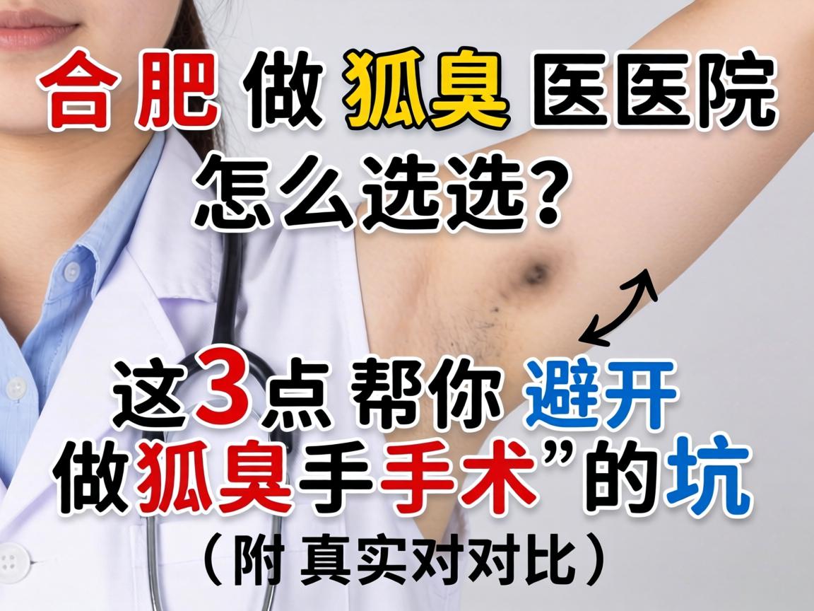 合肥做狐臭医院怎么选?这3点帮你避开做狐臭手术的坑(附真实对比) 合肥做狐臭医院怎么选?这3点帮你避开做狐臭手术的坑(附真实对比)